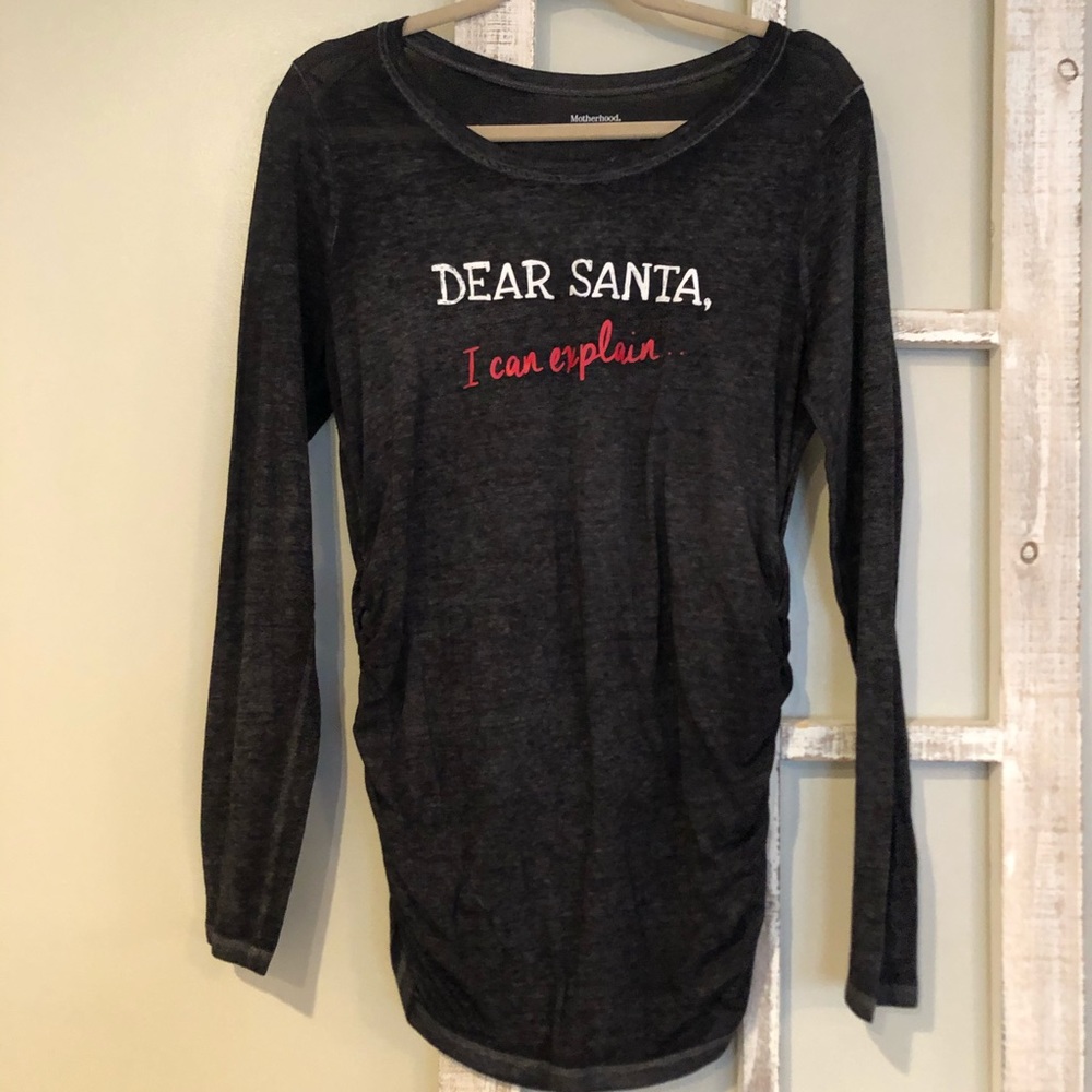Maternity Christmas Long Sleeve Shirt!!